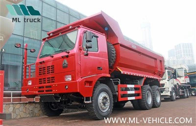 Sinotruk 6X4 10 ล้อ Weichai 371HP 430HP 70 90 130ton HOWO Dump Mining Truck